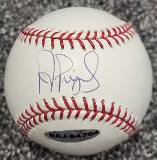 ALBERT PUJOLS AUTOGRAPHED UPPER DECK BASEBALL MLB AUTHENTICATED ALSO HAND SIGNED