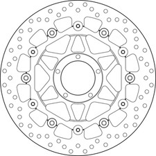 BREMBO Floating brake disc 78B40890