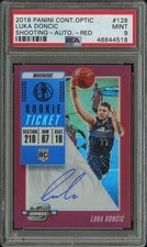 2018 PANINI CONTENDERS OPTIC | AUTOGRAPH-RED ROOKIE CARD [#/149]