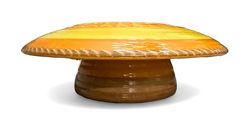 Shelley Harmony ware Orange and Yellow 3x8 in Posey Vase - Picture 2 of 3
