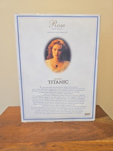 Galoob Titanic Collector Doll Rose DeWitt Bukater (1998) - Sealed  - Picture 10 of 15