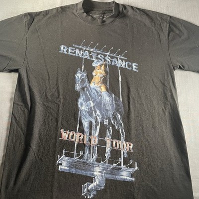 Beyonce Official Renaissance World Tour Merch Horse Cowboy Hat Shirt Large
