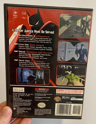 Batman Vengeance & Batman Begins Black Label Nintendo GameCube CIB getestet - Bild 8 von 13