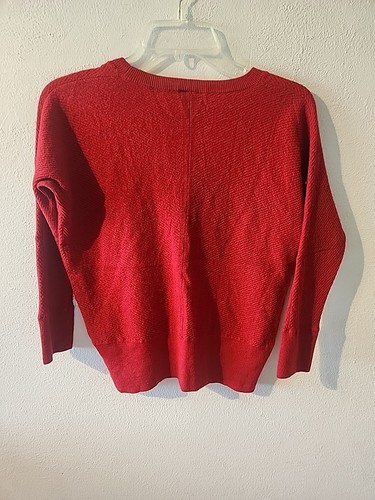 Talbots Merino Wool Sweater Women’s Size M Red Cropped - Picture 6 of 6