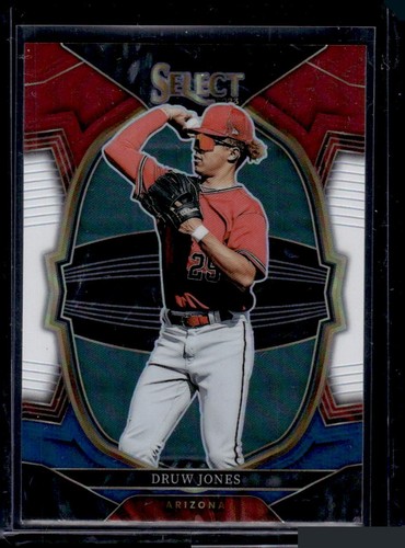 2023 Panini Select #22 Druw Jones Tri-Color Prizm