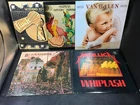 Lot of 5 HARD ROCK Classic Vinyl LPs Black Sabbath Van Halen Metallica Mountain