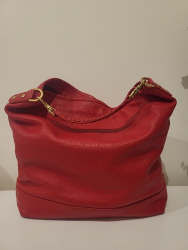 Mulberry Effie Hobo in Bright Red Spongy Pebbled Leather - Mint condition - Picture 2 of 22
