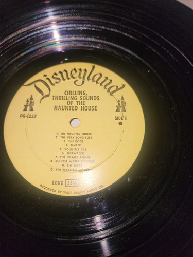 CHILLING, THRILLING SOUNDS OF THE HAUNTED HOUSE RECORD ALBUM 1257 DISNEYLAND #8 - Picture 11 of 13