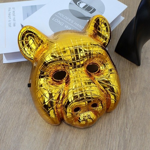 Elastic Rope Halloween Masks Golden Animal Mask Masquerade Props Game Party - Picture 11 of 15