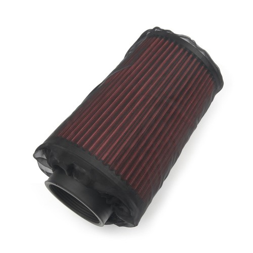 Black Engine Cold Air Intake Pre Filter Conical Cover Washable Water Guard Mesh - Picture 6 of 7