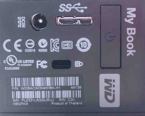 Western Digital My Book 4TB Desktop Externe Festplatte | WDBACW0040HBK-H1 - Bild 5 von 6