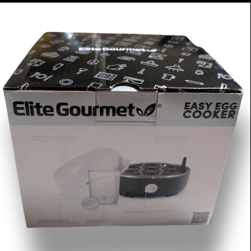 EGC115B Easy Egg Cooker Electric 7-Egg Capacity Medium Egg Cooker Classic Black - Picture 4 of 5