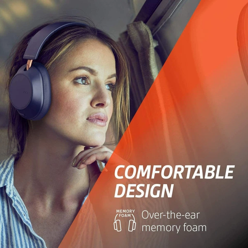 Plantronics BACKBEAT GO 810 Bluetooth-Überkopf Kopfhörer, Memory Foam, Over-Ear, Foto 4 von 5