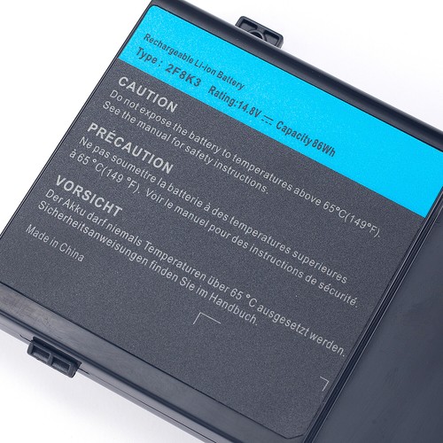 Batterie 2F8K3 02F8K3 pour Dell Alienware 17 18 R1 M17X R5 M18X R3 P18E P19E 86WH - Photo 2/6