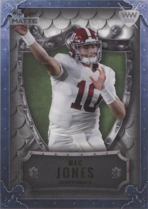 2021 Wild Card MATTE Mac Jones #WWB-3 - 1 of 2