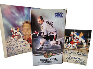 NHL ボビー・ハル ブレット・ハル デュアルサインカード 1/1 NHL ボビー・ハル ブレット・ハル デュアルサインカード 1/1 NHL