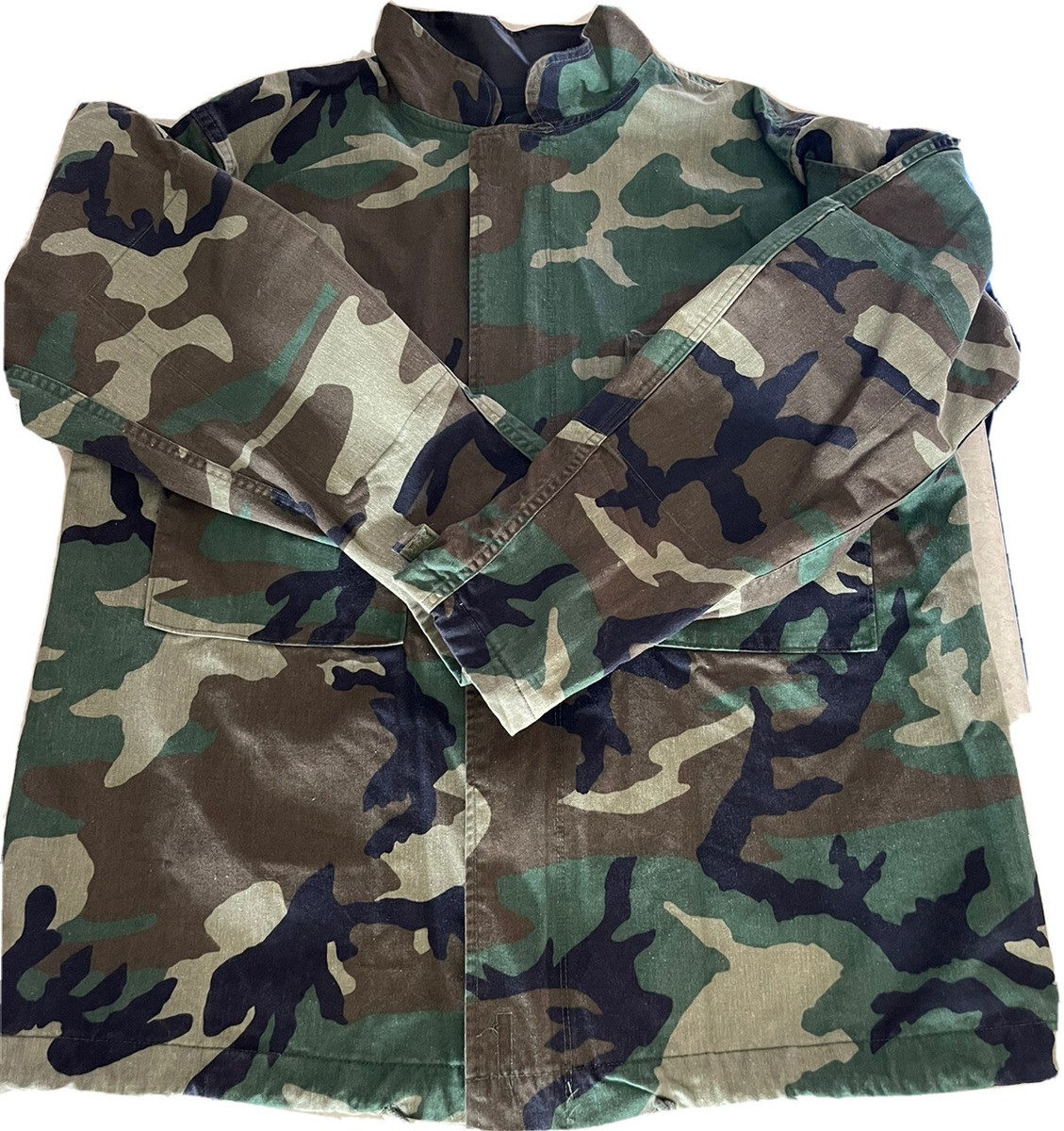 Army Chemical Protective Suit Jacket Vtg Camouflage Men's