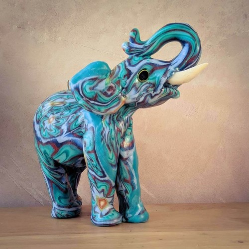 Elephant candles Fair trade handmade Swazi candles - Ivory anniversary - Picture 3 of 17