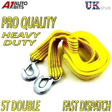 Invero/® Heavy Duty 5000kg 4M Metre Strong Tow Towing Rope Roadside Car Van Recovery