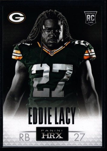 EDDIE LACY $15+ MINT PACKERS ROOKIE CARD RC SP 2013 PANINI HRX ALABAMA "GEM" - Picture 1 of 1