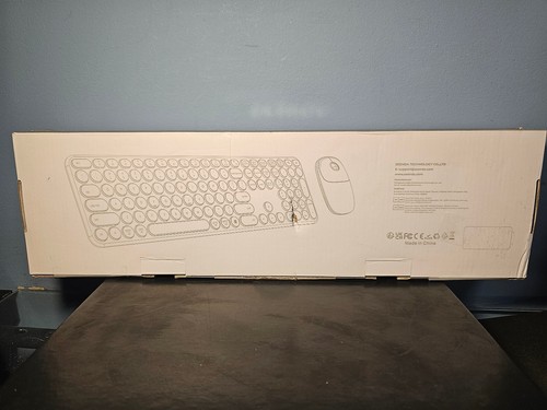 Wireless Keyboard and Mouse Combo - Seenda Full Size Slim RECHARGEABLE Wireless - Photo 3/7