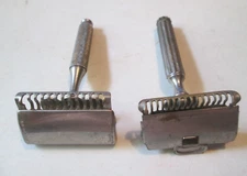 Antique GEM 1912 & EVER READY Vintage Single Edge Safety Razor LOT OF 2