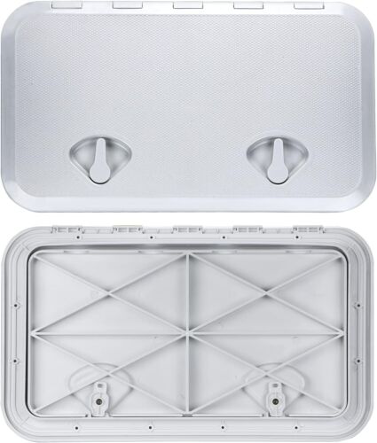 24" X 14" Cubierta Marina Escotilla Barco Cubierta Escotilla Puerta para Acceso Barco Escotilla y Tapa Blanco - Imagen 12 de 12