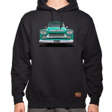 1958 Chevy apache The Legend Classic Car- Men's/Unisex Hoodie Made in USA
