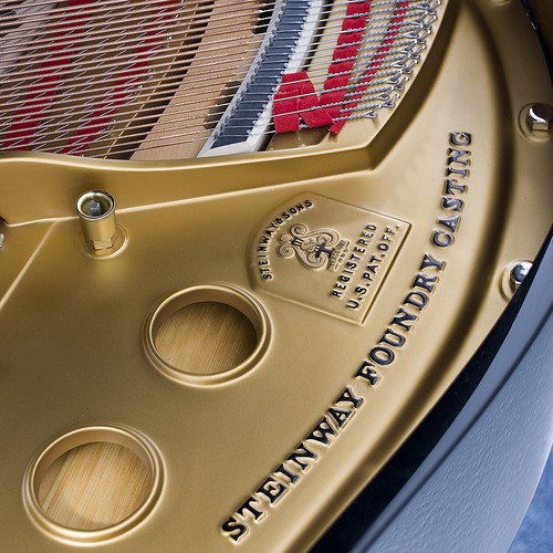 Steinway & Sons Flügel, Modell S-155, Bj. 1939, schwarz Hochglanz, gebraucht - Bild 3 von 11