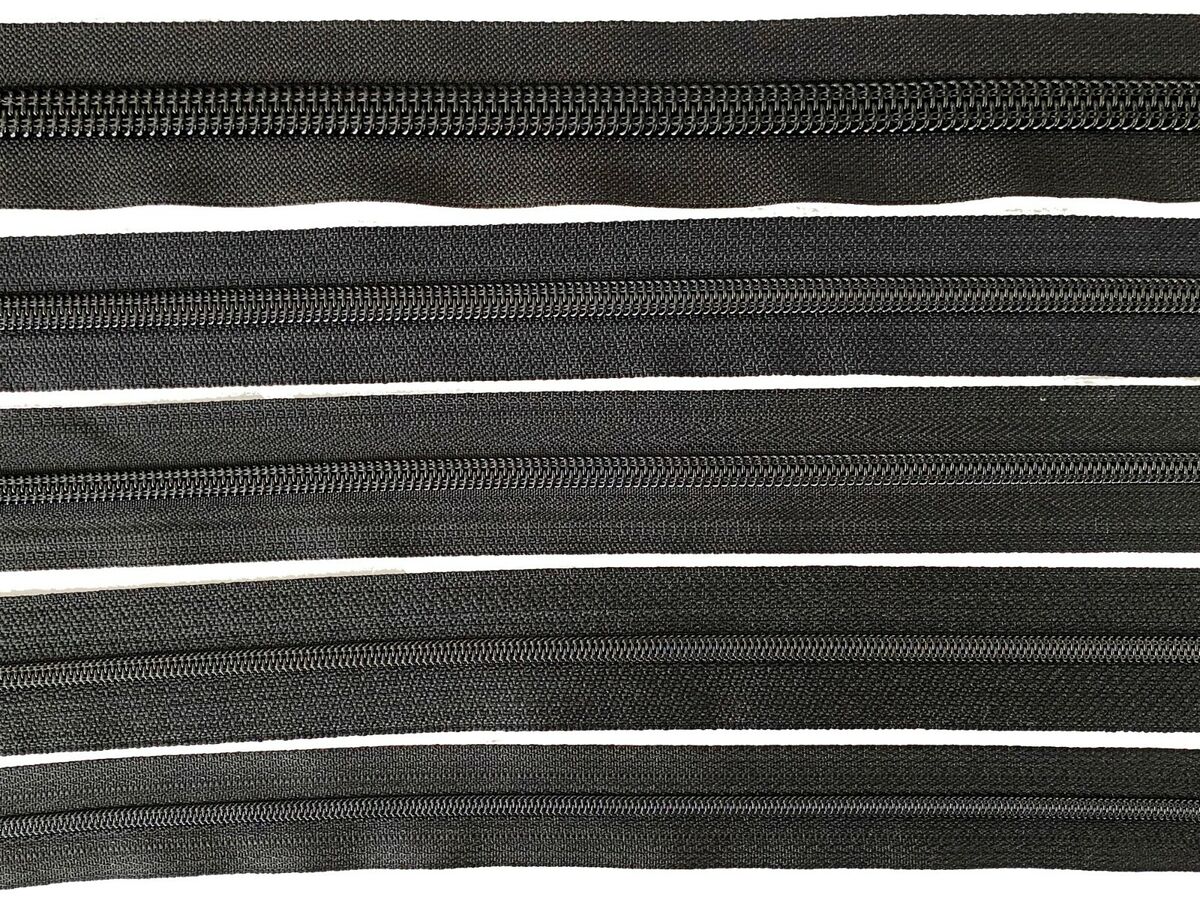 YKK CF Coil Zipper Chain Tape #3, #4.5, #5, #8 or #10 - Long YKK CF Coil Zipper Chain Tape #3, #4.5, #5, #8 or #10 - Long