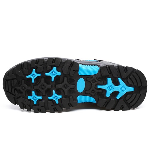 Scarpe da trekking uomo invernali calde foderate in pelliccia outdoor trekking campeggio passeggio - Foto 7 di 24