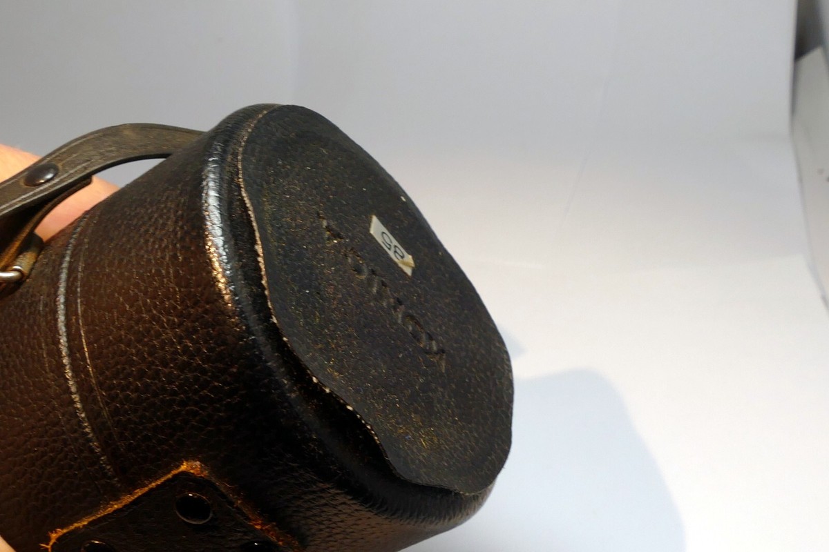 Konica Hexanon 85mm f1.8 AR empty Hard case for lens genuine Konica Hexanon 85mm f1.8 AR empty Hard case for lens genuine
