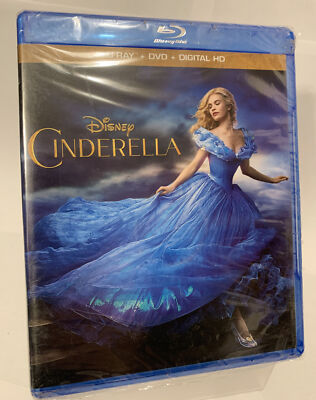 Walt Disney Cinderella Blu-ray Live Action Cate Blanchett Lily James New Sealed