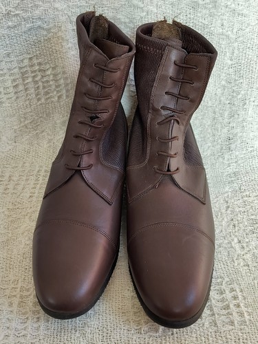 Tredstep Ireland Paddock Boots Brown Sz 40 Rear Zip - Picture 2 of 15