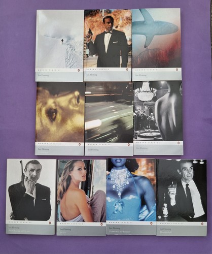 James Bond Ian Fleming 10 Books Box Set Penguin Modern Classics Paperback - Picture 2 of 6