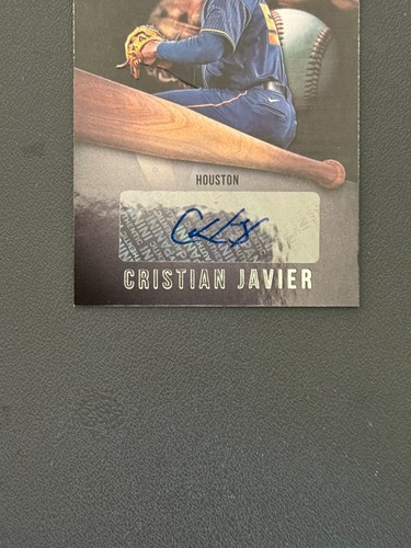 2022 Panini Capstone Cristian Javier Base Auto #AU-CJ Houston Astros - Picture 3 of 4