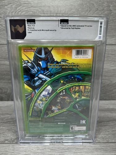 9.8 A+ Teenage Mutant Ninja Turtles TMNT WATA NOT CGC VGA OG Microsoft Xbox - Picture 4 of 8