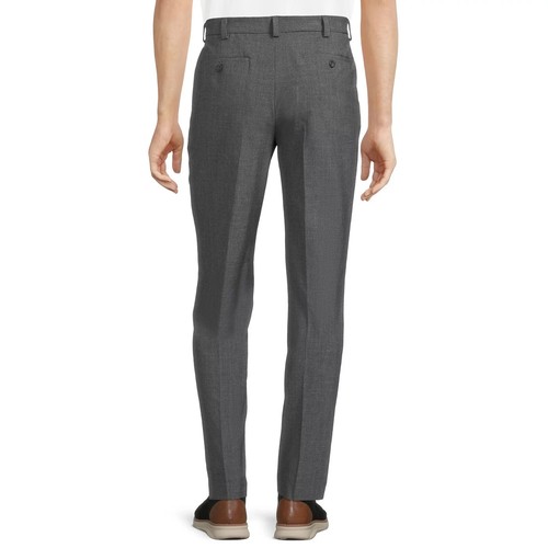 George Men’s and Big Men’s Premium Comfort Flat Front Suit Pants Size 36X32 - Picture 2 of 3