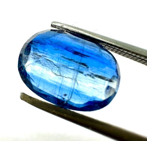 Kyanite Sapphire Gemstone, Natural Kyanite Oval Cut Loose Gemstone 2.9 Ct 11x8mm - Picture 8 of 8