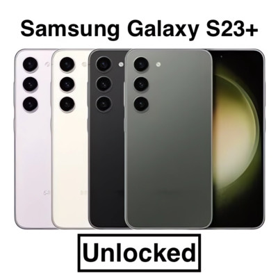 NEW Samsung Galaxy S23+ Plus 5G 256/512GB Factory Unlocked GSM CDMA 2YR WARRANTY