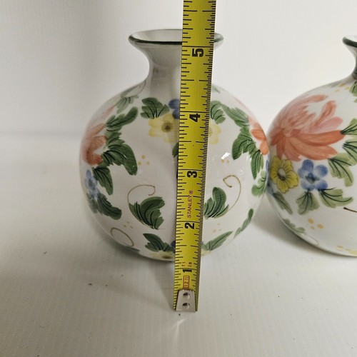 Vasen 2er Set handbemalt floral bunt Andrea von Sadek - Bild 8 von 10