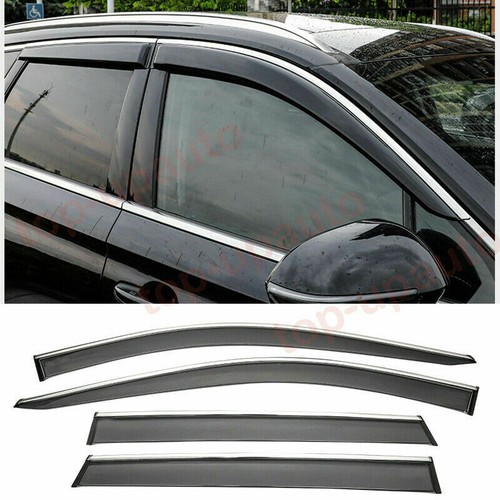 For Lincoln Corsair 2020-2022 Window Visor Door Vent Sun Rain Guard Deflectors - Picture 1 of 7