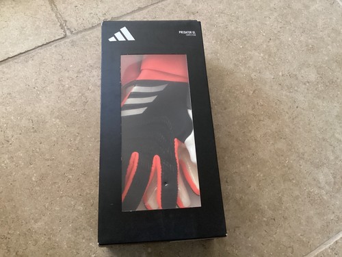 GUANTES PORTERO DE COMPETICIÓN ADIDAS PREDATOR GL NUEVOS CON ETIQUETAS TALLA 8 NEGRO ROJO - Imagen 2 de 4