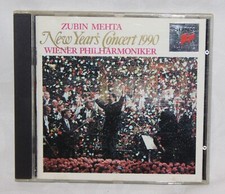 New Year's Concert 1990 / Zubin Mehta / Wiener Philharmoniker Music CD excellent