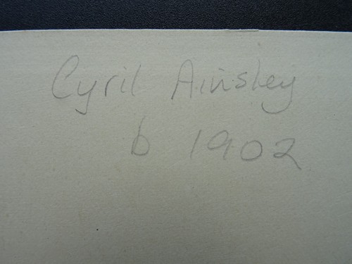 c1905 CABINET CARD PORTRAIT Mr Cyril Ainsley by J.R. CLARKE'S STUDIO Thirsk - Picture 4 of 5