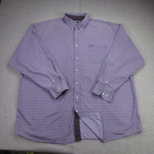 Panhandle Slim Shirt Mens XXL Purple Floral LS Button Down Western Cowboy - Picture 1 of 15