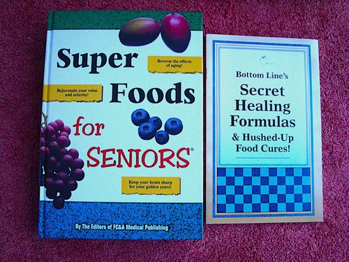 1 book plus 1 booklet - Super Foods for Seniors & Secret Healing Formulas