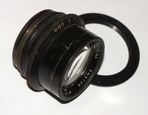INDUSTAR-51 4.5/21 cm Large Format Lens Covers 13x18 cm Carl Zeiss Tessar design - Picture 3 of 5