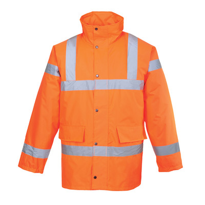 Blackrock Hi Vis Impermeabile Sopra Pantaloni Giallo Arancione HIGH VIZ Lavoro Pantaloni