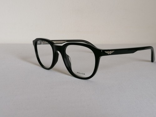 POLICE VPLF77-0700 Designer Glasses Eyeglasses Frames Shiny Black - Picture 3 of 19